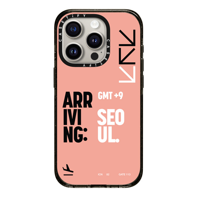 CASETiFY iPhone 15 Pro ケース ブラック インパクトケース ARR - SEOUL park seohyeon