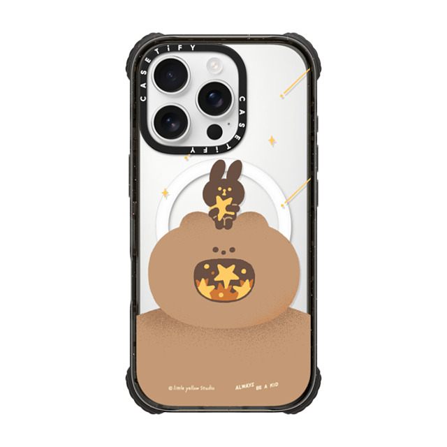 Little Yellow Studio x CASETiFY iPhone 16 Pro ケース ブラック ウルトラ インパクトケース MagSafe 対応 Star Catcher Father's Day Little Yellow Studio x CASETiFY iPhone 16 Pro ケース ブラック ウルトラ インパクトケース MagSafe 対応 Star Catcher Father's Day