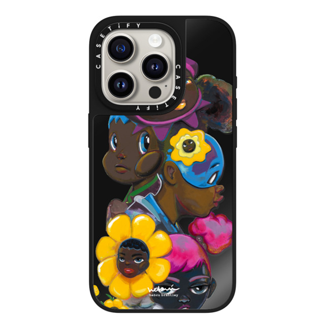 hebrubrandstudio x CASETiFY iPhone 15 Pro Case Black on Black ミラーケース MagSafe対応 Never Wrong Mother's Day hebrubrandstudio x CASETiFY iPhone 15 Pro Case Black on Black ミラーケース MagSafe対応 Never Wrong Mother's Day