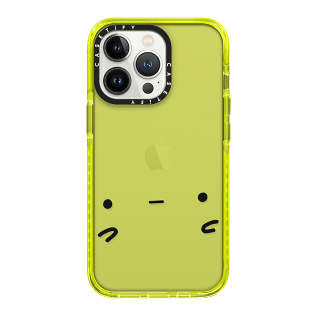 sad potato club x CASETiFY iPhone 13 Pro Case Cartoon,Line Art ネオン イエロー Impact Case sad potato face Back to School sad potato club x CASETiFY iPhone 13 Pro Case Cartoon,Line Art ネオン イエロー Impact Case sad potato face Back to School