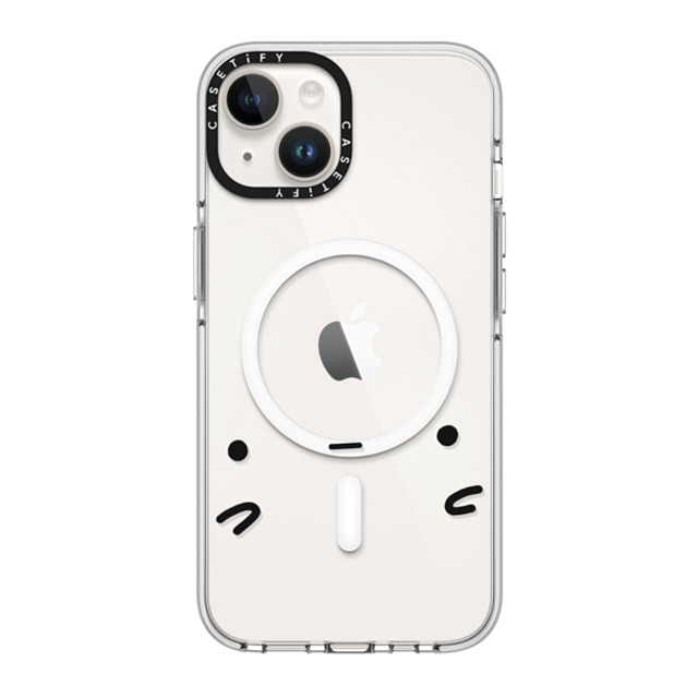 sad potato club x CASETiFY iPhone 14 Case Clear Clear Case MagSafe Compatible sad potato face sad potato club x CASETiFY iPhone 14 Case Clear Clear Case MagSafe Compatible sad potato face