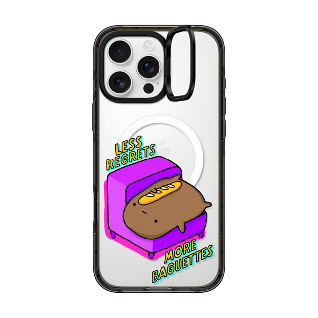 sad potato club x CASETiFY iPhone 16 Pro Max Case Cartoon Black インパクトリングスタンドケース MagSafe対応 less regrets, more baguettes Back to School sad potato club x CASETiFY iPhone 16 Pro Max Case Cartoon Black インパクトリングスタンドケース MagSafe対応 less regrets, more baguettes Back to School