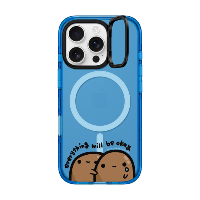sad potato club x CASETiFY iPhone 16 Pro Case スカイブルー インパクトリングスタンドケース MagSafe対応 newest everything will be alright sad potato club x CASETiFY iPhone 16 Pro Case スカイブルー インパクトリングスタンドケース MagSafe対応 newest everything will be alright