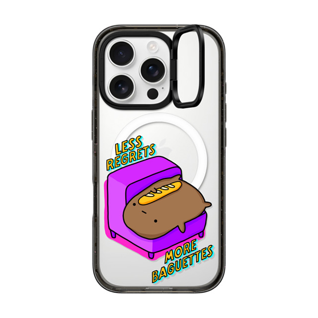 sad potato club x CASETiFY iPhone 16 Pro Case Cartoon Black インパクトリングスタンドケース MagSafe対応 less regrets, more baguettes Back to School sad potato club x CASETiFY iPhone 16 Pro Case Cartoon Black インパクトリングスタンドケース MagSafe対応 less regrets, more baguettes Back to School