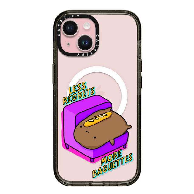 sad potato club x CASETiFY iPhone 15 Case Cartoon Black Impact Case MagSafe Compatible less regrets, more baguettes Back to School sad potato club x CASETiFY iPhone 15 Case Cartoon Black Impact Case MagSafe Compatible less regrets, more baguettes Back to School