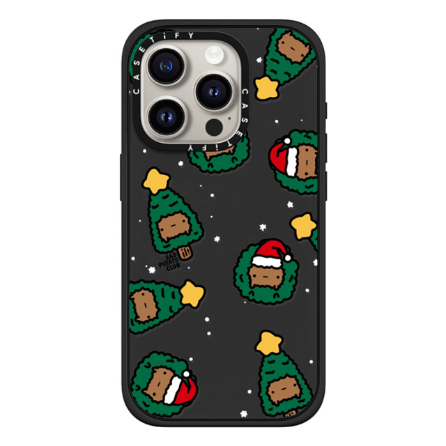 sad potato club x CASETiFY iPhone 15 Pro Case マットブラック Impact Case MagSafe Compatible merry potatomas Mother's Day sad potato club x CASETiFY iPhone 15 Pro Case マットブラック Impact Case MagSafe Compatible merry potatomas Mother's Day