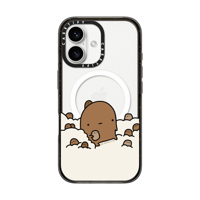 sad potato club x CASETiFY iPhone 16 ケース Cartoon,Cloud ブラック インパクトケース MagSafe対応 in the clouds by sad potato club Father's Day sad potato club x CASETiFY iPhone 16 ケース Cartoon,Cloud ブラック インパクトケース MagSafe対応 in the clouds by sad potato club Father's Day