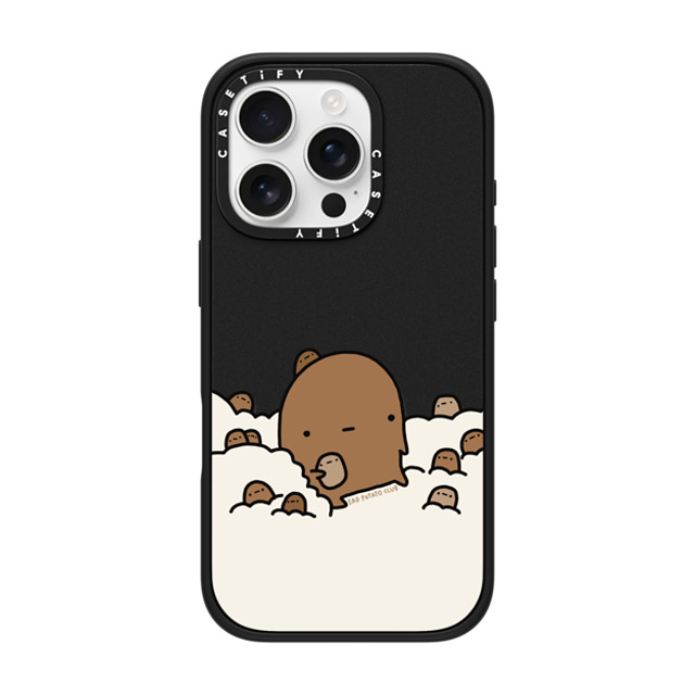sad potato club x CASETiFY iPhone 16 Pro ケース Cartoon,Cloud マットブラック インパクトケース MagSafe対応 in the clouds by sad potato club Father's Day sad potato club x CASETiFY iPhone 16 Pro ケース Cartoon,Cloud マットブラック インパクトケース MagSafe対応 in the clouds by sad potato club Father's Day