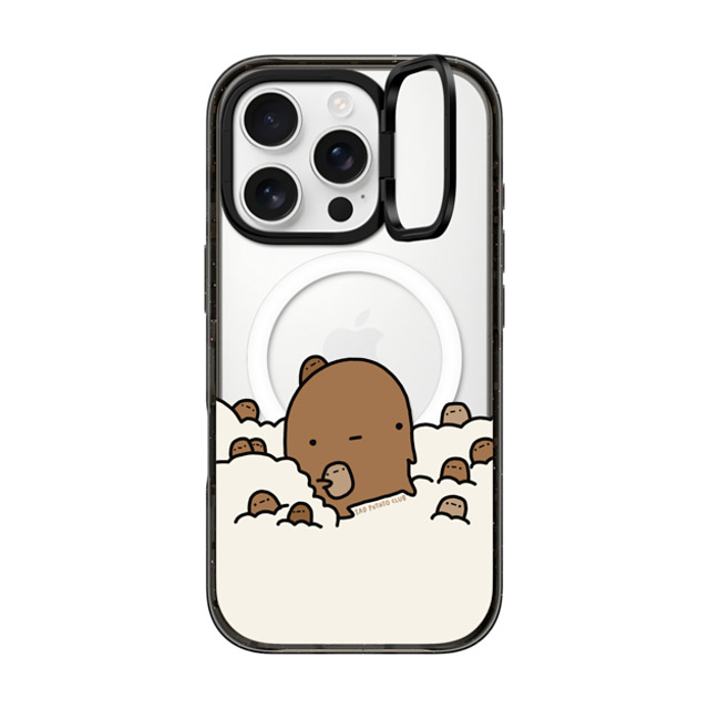 sad potato club x CASETiFY iPhone 16 Pro ケース Cartoon,Cloud ブラック インパクトリングスタンドケース MagSafe対応 in the clouds by sad potato club Father's Day sad potato club x CASETiFY iPhone 16 Pro ケース Cartoon,Cloud ブラック インパクトリングスタンドケース MagSafe対応 in the clouds by sad potato club Father's Day