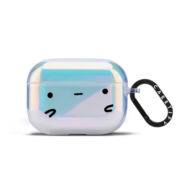 sad potato club x CASETiFY AirPods Pro オーロラ (レインボー) コンパクト ケース sad potato face by sad potato club