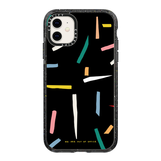 Weareoutofoffice x CASETiFY iPhone 11 ケース Geometric,Abstract ブラック インパクトケース Gym by We are out of office Back to School Weareoutofoffice x CASETiFY iPhone 11 ケース Geometric,Abstract ブラック インパクトケース Gym by We are out of office Back to School