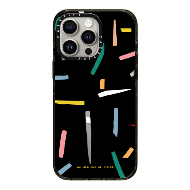Weareoutofoffice x CASETiFY iPhone 15 Pro Max ケース Geometric,Abstract ブラック インパクトケース MagSafe対応 Gym by We are out of office Back to School Weareoutofoffice x CASETiFY iPhone 15 Pro Max ケース Geometric,Abstract ブラック インパクトケース MagSafe対応 Gym by We are out of office Back to School