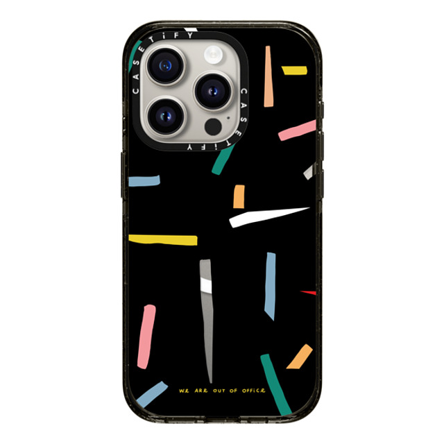 Weareoutofoffice x CASETiFY iPhone 15 Pro ケース Geometric,Abstract ブラック インパクトケース MagSafe対応 Gym by We are out of office Father's Day Weareoutofoffice x CASETiFY iPhone 15 Pro ケース Geometric,Abstract ブラック インパクトケース MagSafe対応 Gym by We are out of office Father's Day
