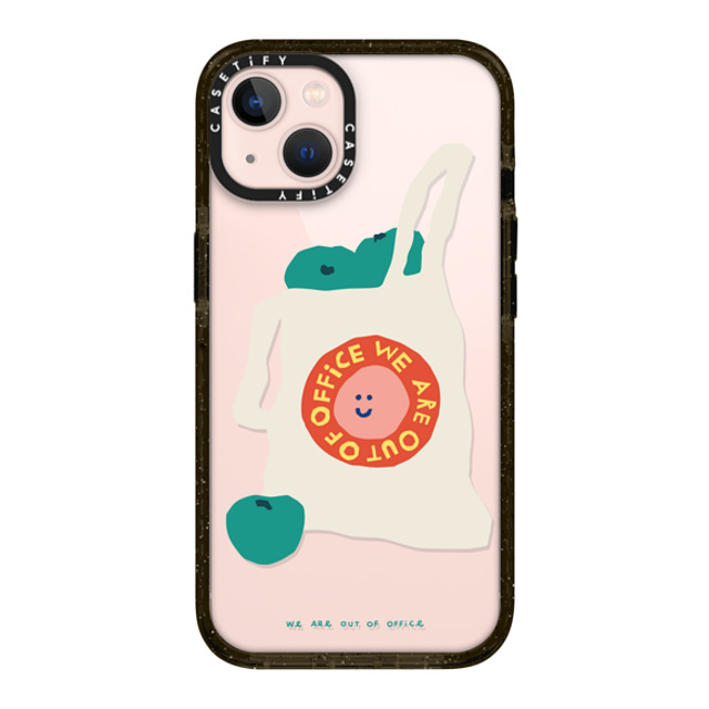 Weareoutofoffice x CASETiFY iPhone 13 ケース ブラック インパクトケース Shopping by We are out of office