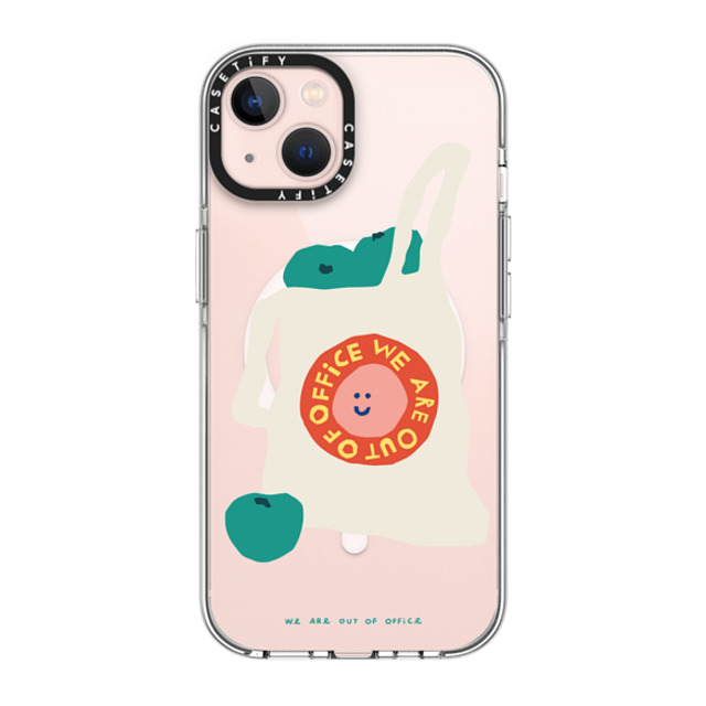 Weareoutofoffice x CASETiFY iPhone 13 ケース クリア クリア ケース MagSafe対応 Shopping by We are out of office