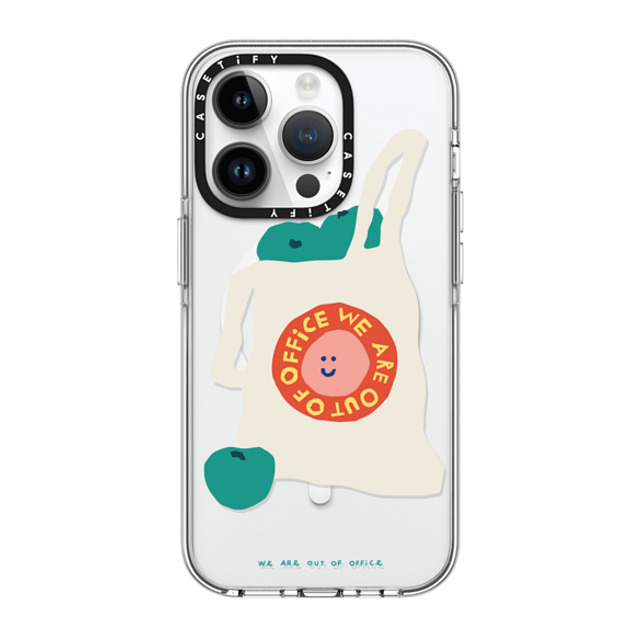 Weareoutofoffice x CASETiFY iPhone 14 Pro Case Clear Clear Case MagSafe Compatible Shopping by We are out of office Weareoutofoffice x CASETiFY iPhone 14 Pro Case Clear Clear Case MagSafe Compatible Shopping by We are out of office