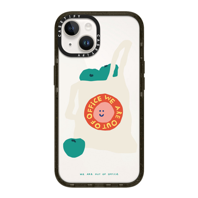 Weareoutofoffice x CASETiFY iPhone 14 ケース ブラック インパクトケース Shopping by We are out of office