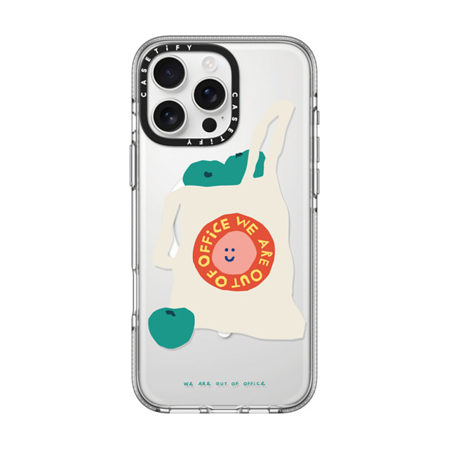 Weareoutofoffice x CASETiFY iPhone 16 Pro Max ケース クリア クリア ケース MagSafe対応 Shopping by We are out of office