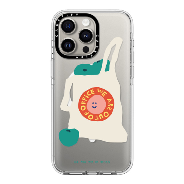 Weareoutofoffice x CASETiFY iPhone 15 Pro Max ケース クリア クリア ケース MagSafe対応 Shopping by We are out of office