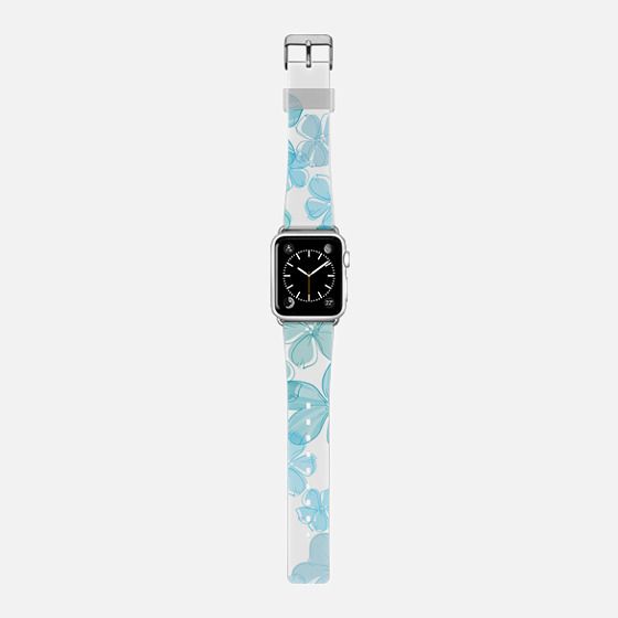 blue flowers iwatch Apple Watch Band (38mm) Case by Sylvia Cook | Casetify