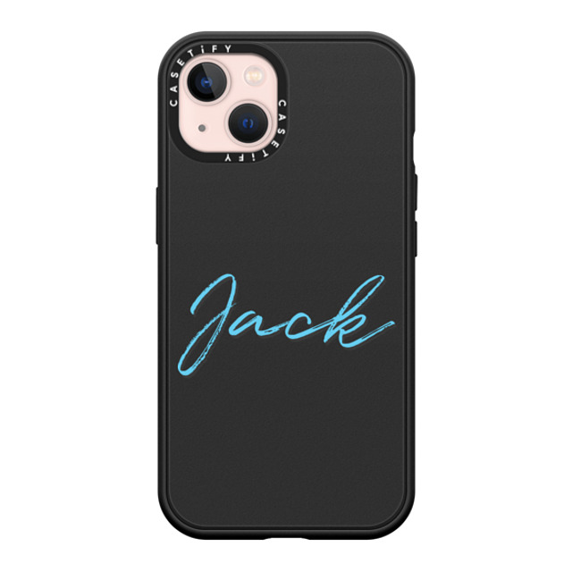 CASETiFY iPhone 13 ケース マットブラック インパクトケース MagSafe対応 Custom Case - Jack