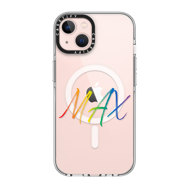 CASETiFY iPhone 13 ケース クリア クリア ケース MagSafe対応 Custom Case - MAX