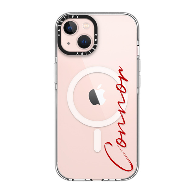 CASETiFY iPhone 13 ケース クリア クリア ケース MagSafe対応 Custom Case - Connor