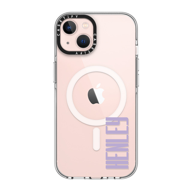 CASETiFY iPhone 13 ケース クリア クリア ケース MagSafe対応 Custom Case - Henley