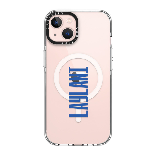 CASETiFY iPhone 13 ケース クリア クリア ケース MagSafe対応 Custom Case - Laylani