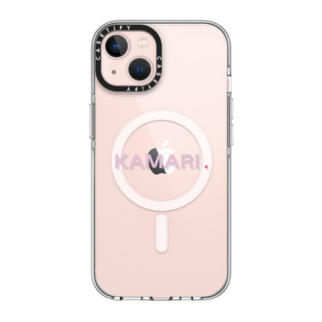 CASETiFY iPhone 13 ケース クリア クリア ケース MagSafe対応 Custom Case - Kamari.