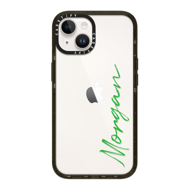 CASETiFY iPhone 14 ケース ブラック インパクトケース Custom Case - Morgan