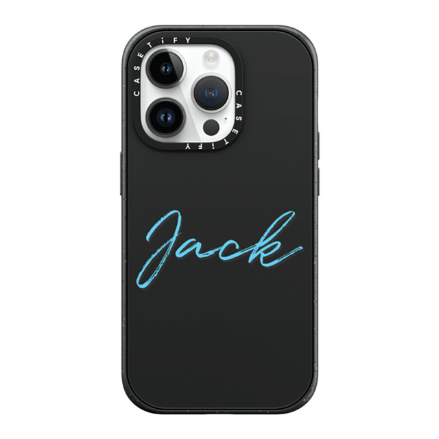 CASETiFY iPhone 14 Pro ケース マットブラック インパクトケース MagSafe対応 Custom Case - Jack