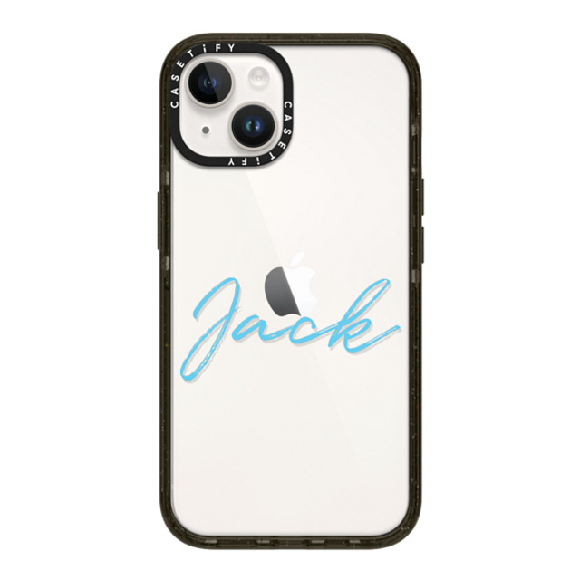 CASETiFY iPhone 14 ケース ブラック インパクトケース Custom Case - Jack