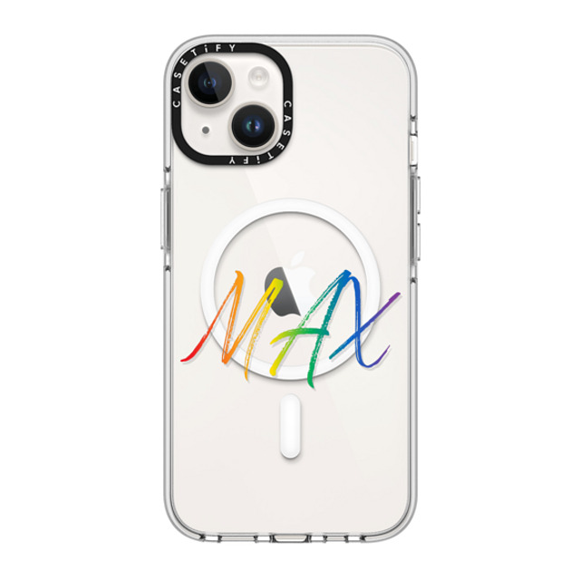 CASETiFY iPhone 14 ケース クリア クリア ケース MagSafe対応 Custom Case - MAX