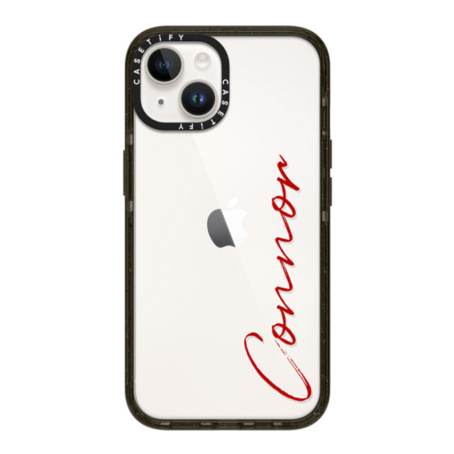 CASETiFY iPhone 14 ケース ブラック インパクトケース Custom Case - Connor