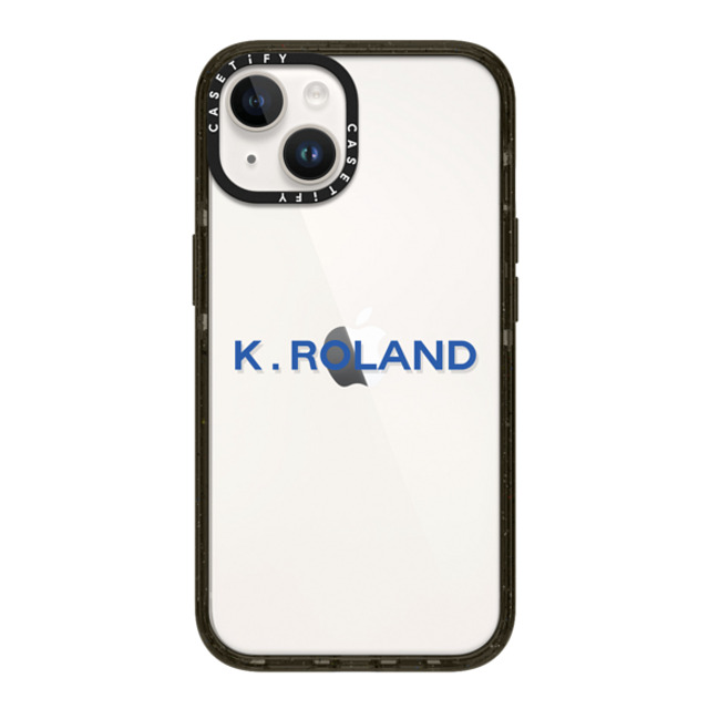 CASETiFY iPhone 14 ケース ブラック インパクトケース Custom Case - k. Roland