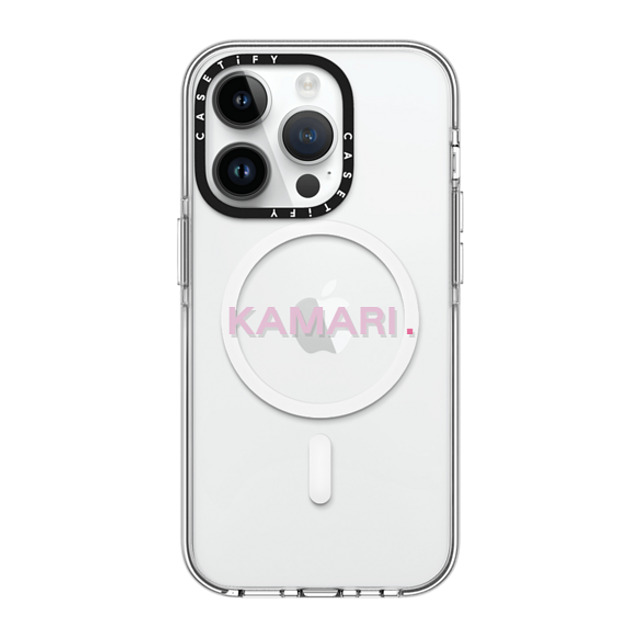 CASETiFY iPhone 14 Pro ケース クリア クリア ケース MagSafe対応 Custom Case - Kamari.