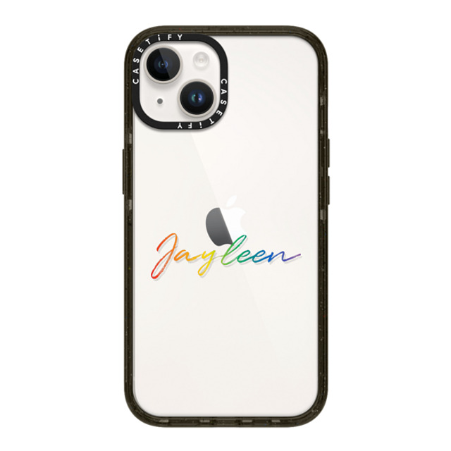 CASETiFY iPhone 14 ケース ブラック インパクトケース Custom Case - Jayleen