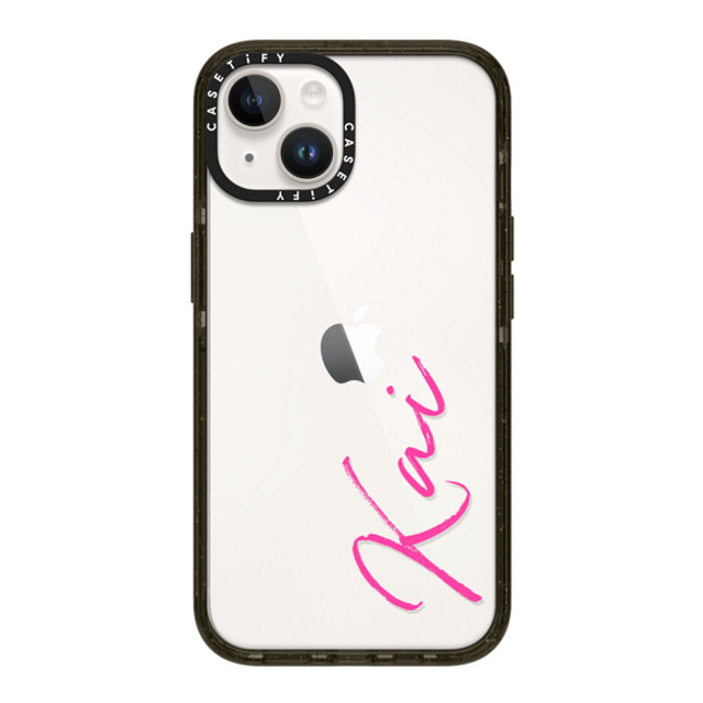 CASETiFY iPhone 14 ケース ブラック インパクトケース Custom Case - Kai