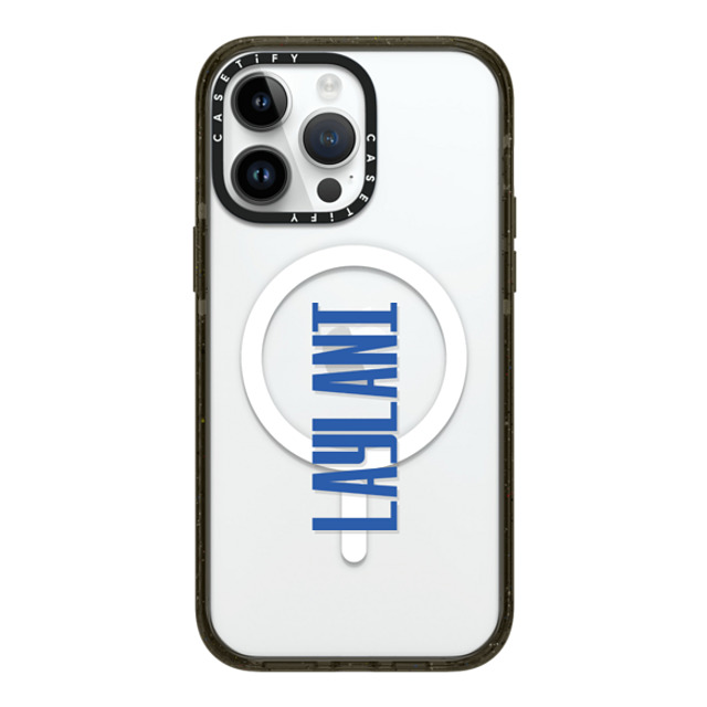 CASETiFY iPhone 14 Pro Max ケース ブラック インパクトケース MagSafe対応 Custom Case - Laylani