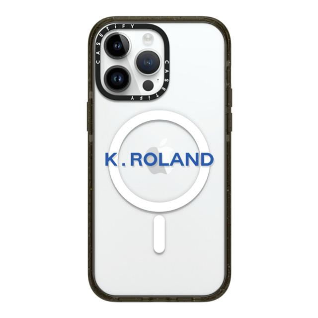 CASETiFY iPhone 14 Pro Max ケース ブラック インパクトケース MagSafe対応 Custom Case - k. Roland