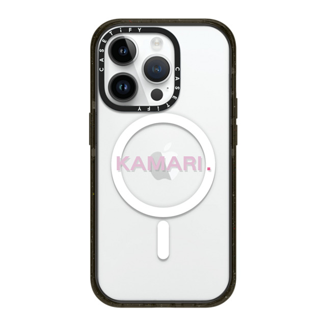 CASETiFY iPhone 14 Pro ケース ブラック インパクトケース MagSafe対応 Custom Case - Kamari.