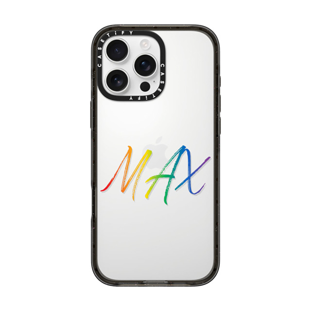 CASETiFY iPhone 16 Pro Max ケース ブラック インパクトケース Custom Case - MAX