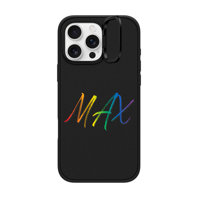 CASETiFY iPhone 16 Pro Max ケース マットブラック インパクトリングスタンドケース MagSafe対応 Custom Case - MAX