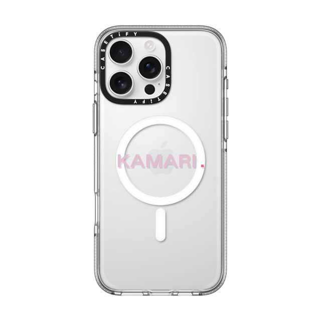 CASETiFY iPhone 16 Pro Max ケース クリア クリア ケース MagSafe対応 Custom Case - Kamari.