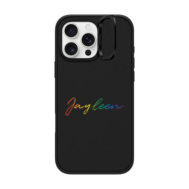 CASETiFY iPhone 16 Pro Max ケース マットブラック インパクトリングスタンドケース MagSafe対応 Custom Case - Jayleen