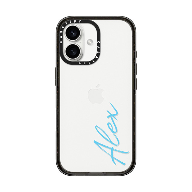 CASETiFY iPhone 16 ケース ブラック インパクトケース Custom Case - Alex