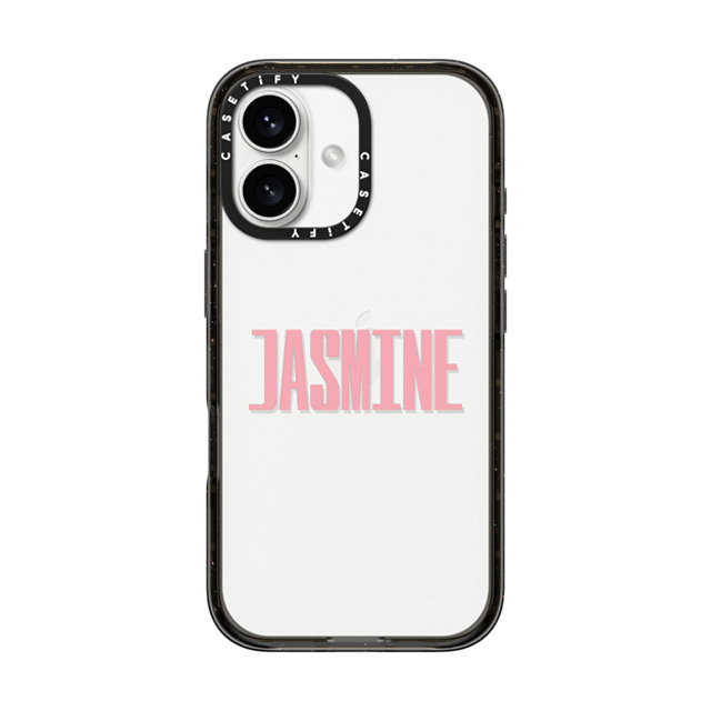 CASETiFY iPhone 16 ケース ブラック インパクトケース Custom Case - Jasmine