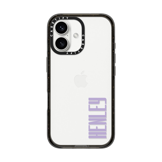 CASETiFY iPhone 16 ケース ブラック インパクトケース Custom Case - Henley