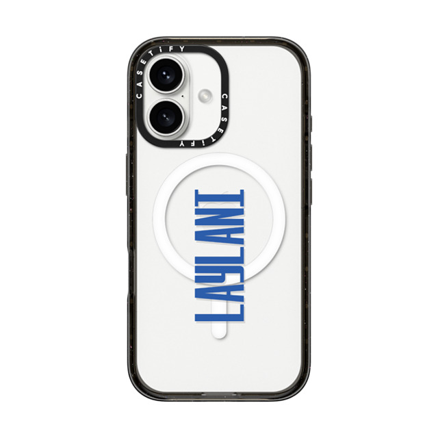 CASETiFY iPhone 16 ケース ブラック インパクトケース MagSafe対応 Custom Case - Laylani